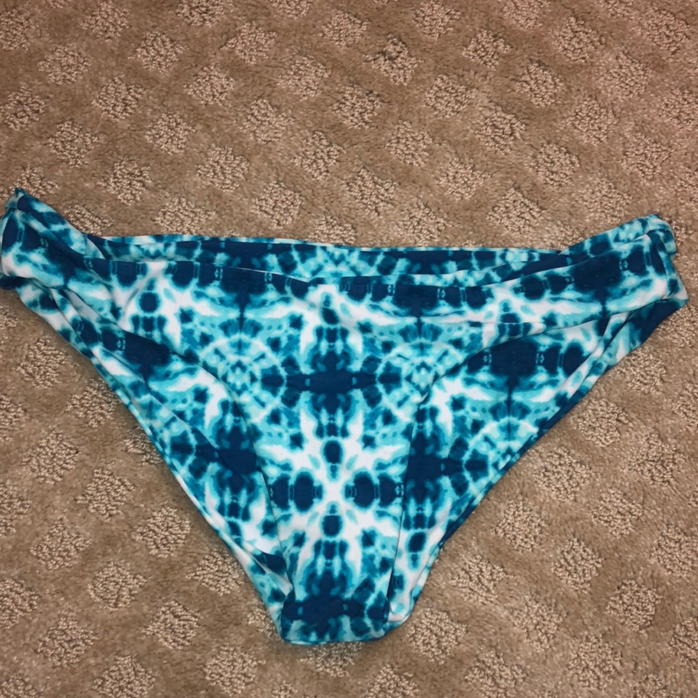 NWOT tori praver tie dye seafoam bikini bottom